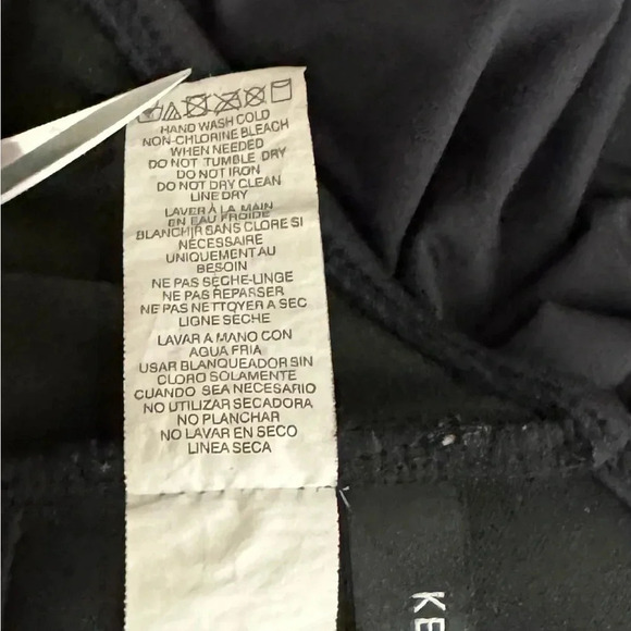 Kenneth Cole | Twist Front Womens Size Medium One Piece Swimsuit Black - Picture 7 of 7